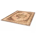 Hand Knotted tabriz Rug – Medallion Pattern – 292 × 196 cm – Multicolor