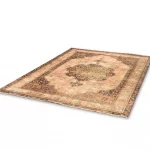 Hand Knotted tabriz Rug – Medallion Pattern – 292 × 196 cm – Multicolor