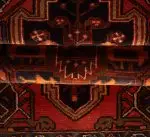 Hand Knotted Hamedan Rug – 196 × 90 cm – Red - Image 4