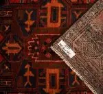Hand Knotted Hamedan Rug – 196 × 90 cm – Red - Image 2