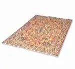 Hand Knotted Kashan Rug – 190 × 123 cm – Red