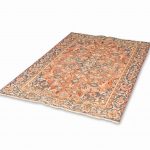 Hand Knotted Kashan Rug – Medallion Pattern – 190 × 123 cm – Red