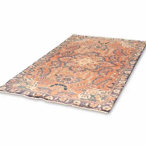 Hand Knotted Mahal Rug – 225 × 134 cm – Red