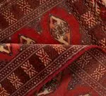 Hand Knotted Balouch Rug – 125 × 96 cm – Red - Image 2