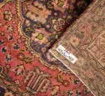Hand Knotted Hamadan Rug – Geometric Pattern – 145 × 100 cm – Red - Image 2