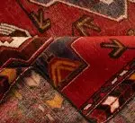 Hand Knotted Hamadan Rug – 190 × 145 cm – Red - Image 4