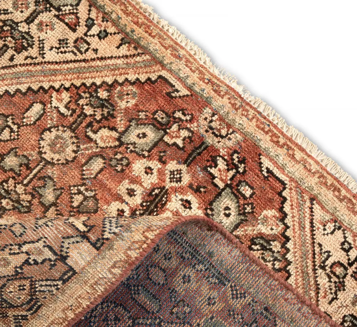 Hand Knotted Hamadan Rug – 180 × 110 cm – Red - Image 4