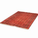 Hand Knotted Balouch Rug – Tribal Pattern – 181 × 127 cm – Red