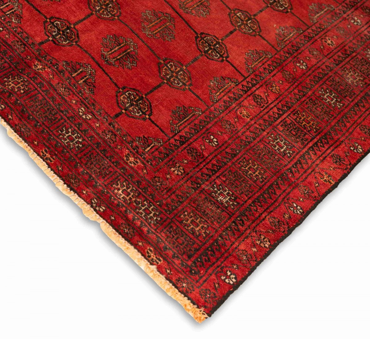 Hand Knotted Balouch Rug – Tribal Pattern – 181 × 127 cm – Red - Image 5