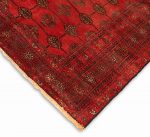 Hand Knotted Balouch Rug – Tribal Pattern – 181 × 127 cm – Red - Image 5