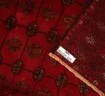 Hand Knotted Balouch Rug – Tribal Pattern – 181 × 127 cm – Red - Image 3
