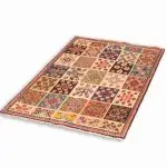 Hand Knotted Mahal Rug – Floral Pattern – 180 × 125 cm – Red