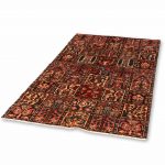 Hand Knotted Bakhtiar Rug – Geometric Pattern – 240 × 112 cm – Multicolor