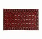 Hand Knotted Torkeman Rug – Geometric Pattern – 200 × 120 cm – Red - Image 5