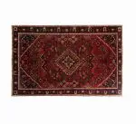 Hand Knotted Joshaghan Rug – Floral Pattern – 198 × 128 cm – Red - Image 3