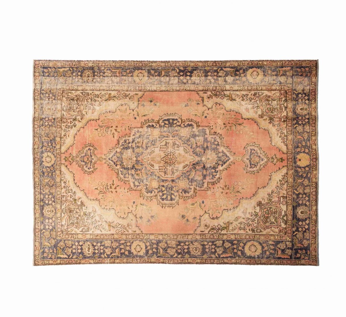 Hand Knotted Tabriz Rug – Medallion Pattern – 268 × 190 cm – Multicolor - Image 5
