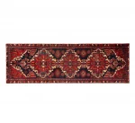 Hand Knotted Ardebil Rug – 330 × 108 cm – Red - Image 4