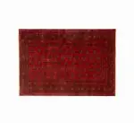 Hand Knotted Balouch Rug – Tribal Pattern – 181 × 127 cm – Red - Image 4