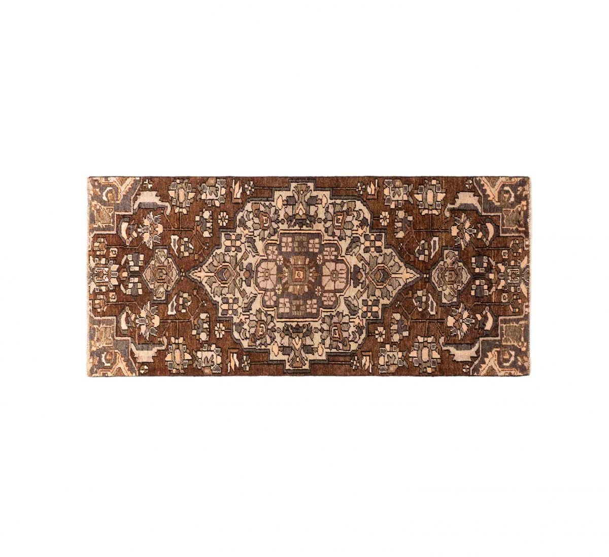 Hand Knotted Bakhtiar Rug – Geometric Pattern – 232 × 105 cm – Multicolor - Image 5