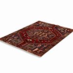 Hand Knotted Bakhtiyar Rug – Geometric Pattern – 178 × 128 cm – Multicolor