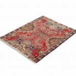 Hand Knotted Tabriz Rug – Medallion Pattern – 125 × 93 cm – Multicolor