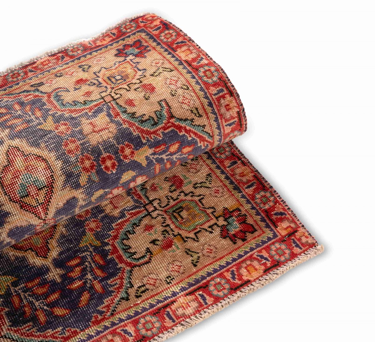Hand Knotted Tabriz Rug – Medallion Pattern – 148 × 82 cm – Multicolor - Image 3