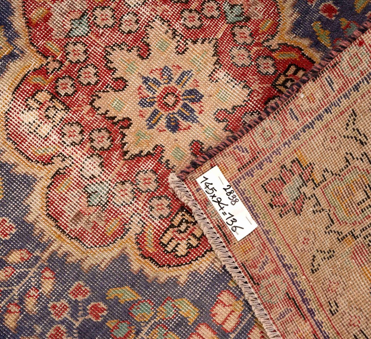 Hand Knotted Tabriz Rug – Medallion Pattern – 148 × 82 cm – Multicolor - Image 4