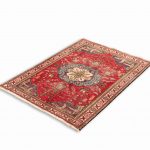 Hand Knotted Tabriz Rug – Medallion Pattern – 154 × 100 cm – Multicolor