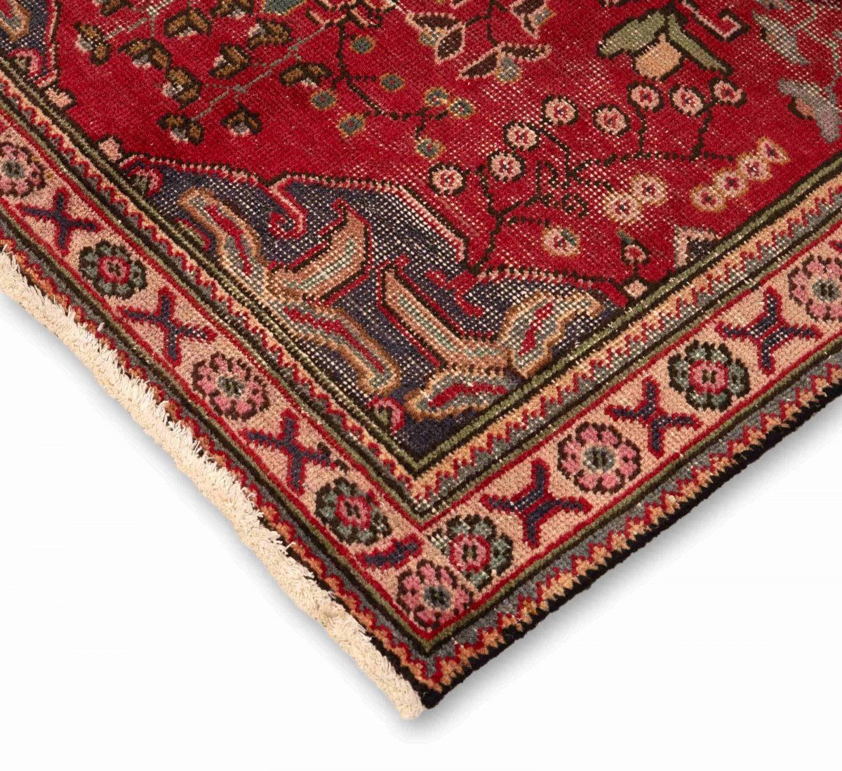 Hand Knotted Tabriz Rug – Medallion Pattern – 154 × 100 cm – Multicolor - Image 2