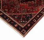 Hand Knotted Joshaghan Rug – Floral Pattern – 198 × 128 cm – Red - Image 4