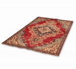 Hand Knotted Tabriz Rug – Medallion Pattern – 247 × 146 cm – Multicolor