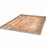 Hand Knotted Tabriz Rug – Medallion Pattern – 268 × 190 cm – Multicolor