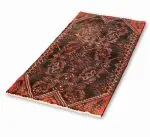 Hand Knotted Hamedan Rug – Geometric Pattern – 168 × 74 cm – Red