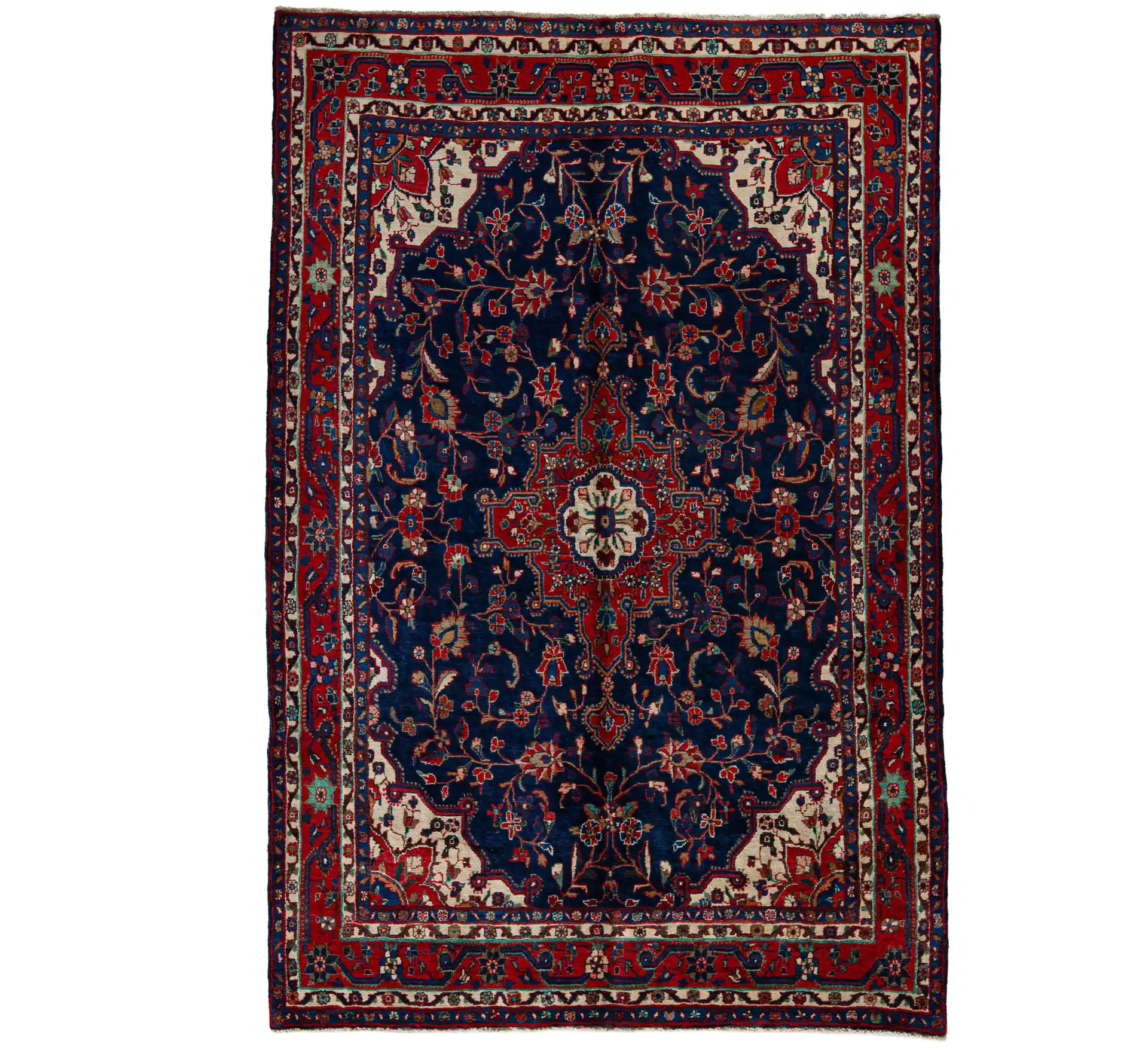 0 Hand Knotted Hamadan Rug
