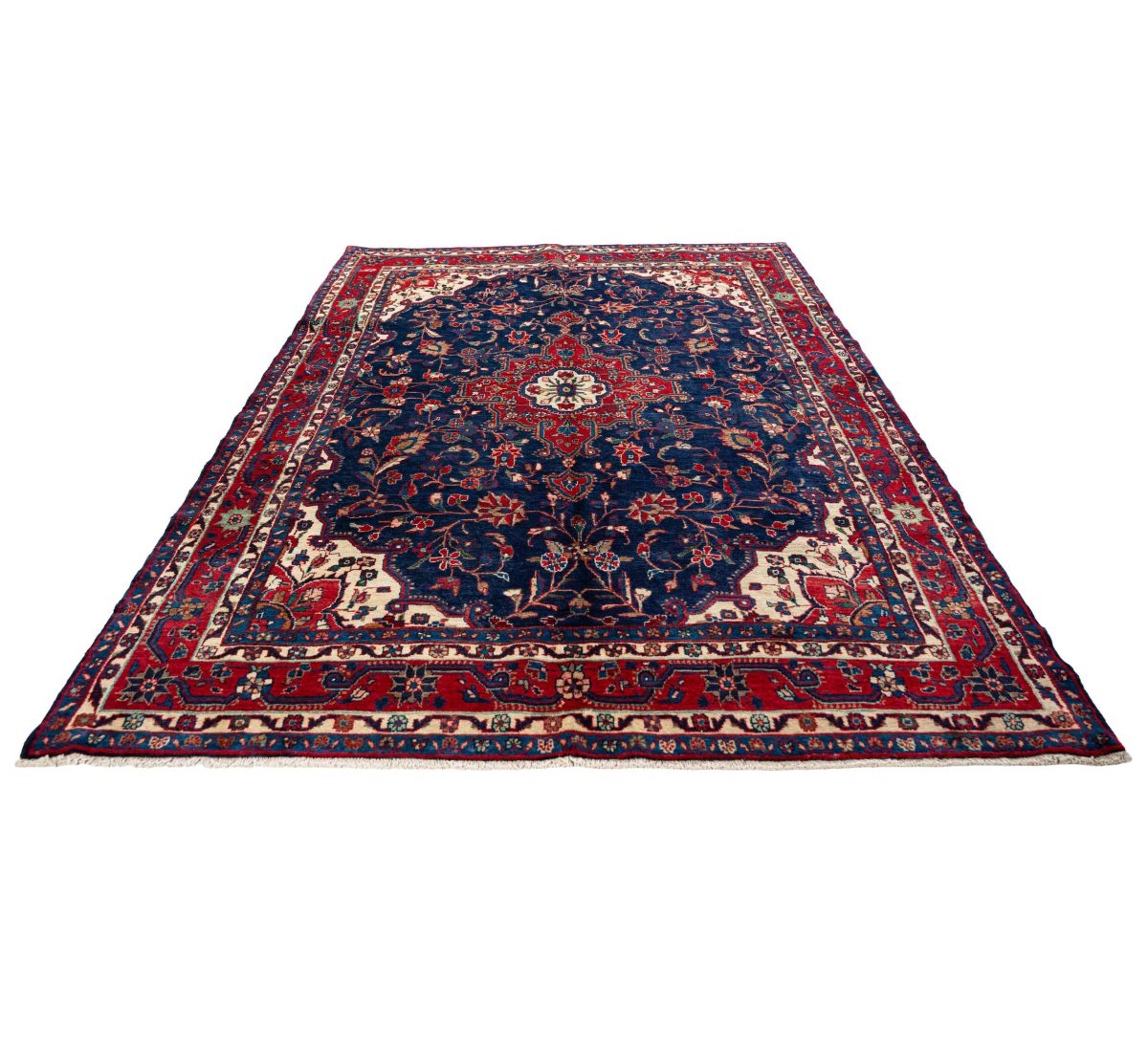 Hand Knotted Hamadan Rug - 324 × 216 cm - Image 4