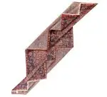 Hand Knotted Zanjan Rug - 373 × 136 cm - Image 3