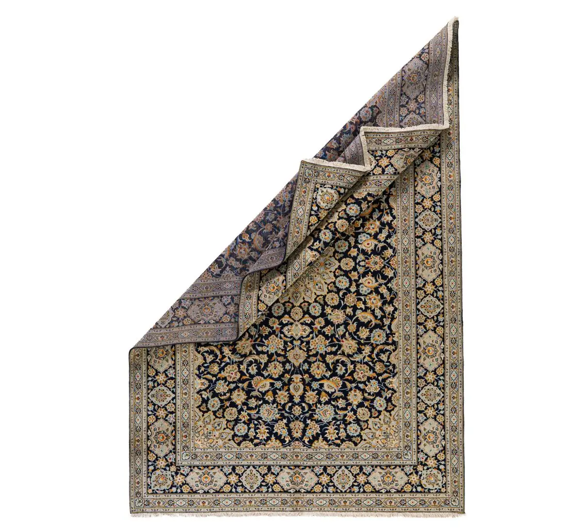 Hand Knotted Kashan Rug - 350 × 240 cm - Image 3