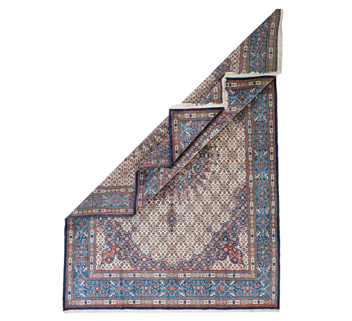Hand Knotted Mashhad Mood Rug - 375 × 263 cm - Image 2