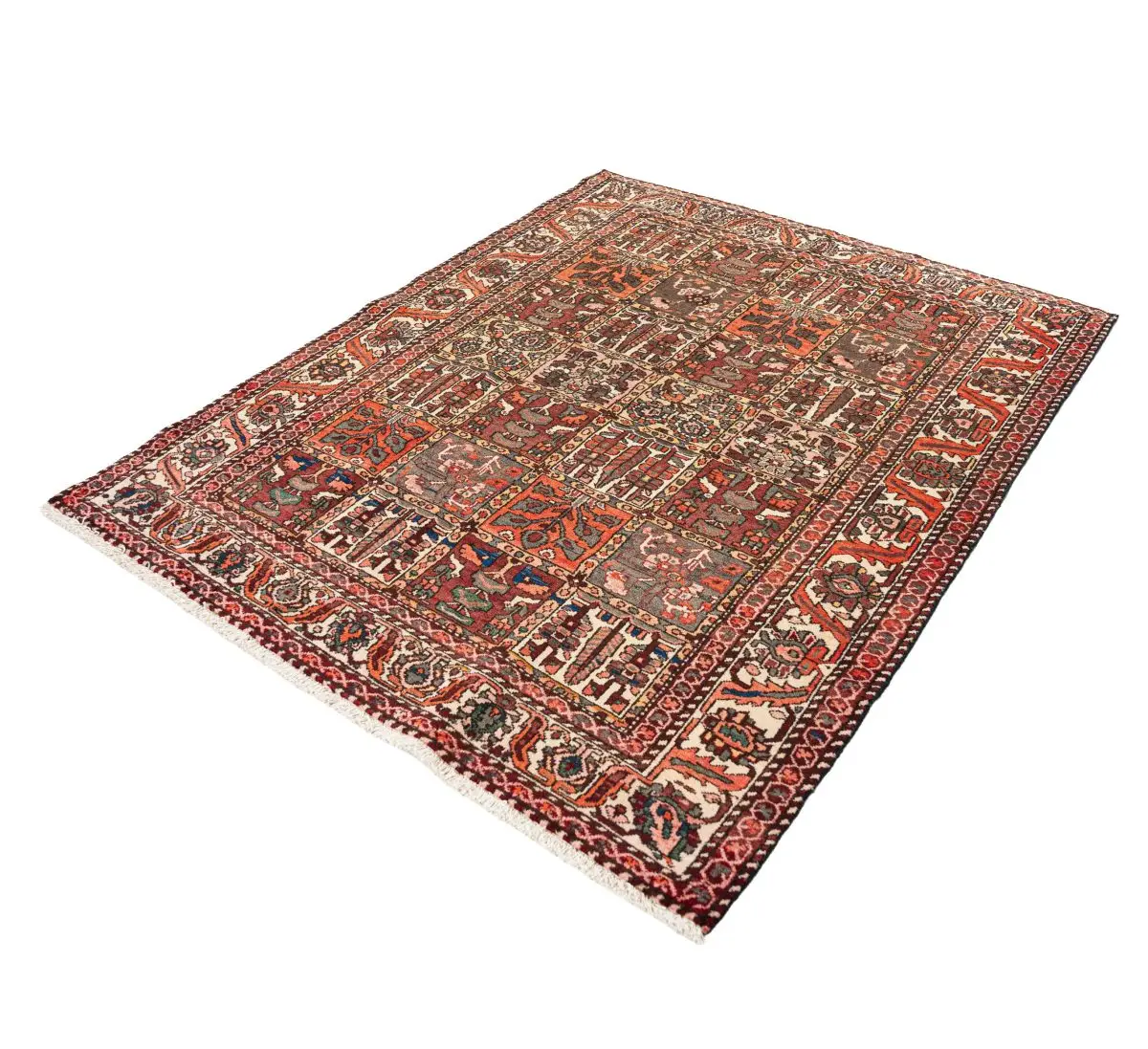 Hand Knotted Bakhtiari Rug - 200 × 162 cm - Image 3