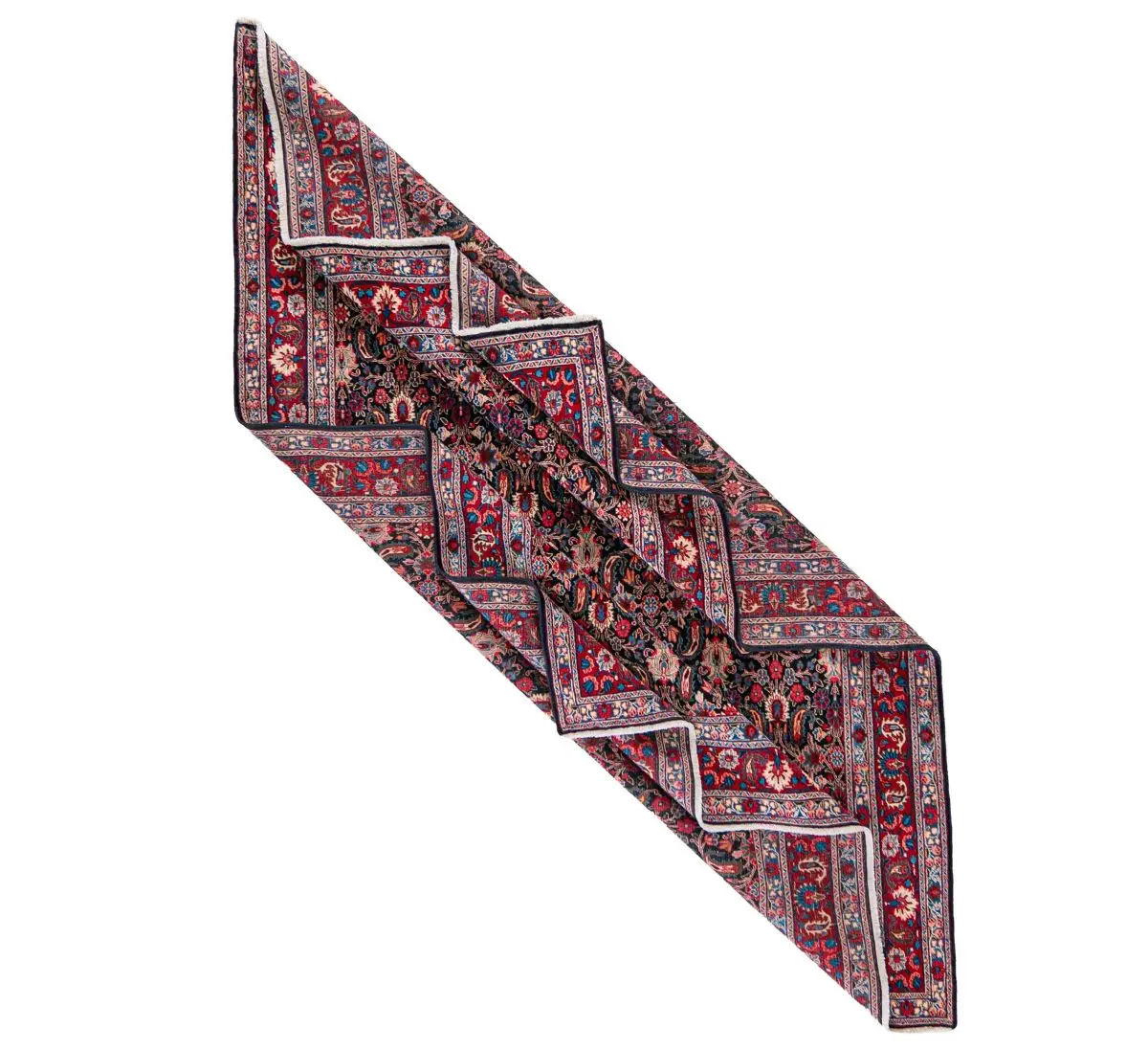 Hand Knotted Mashhad Mood Rug - 307 × 211 cm - Image 4