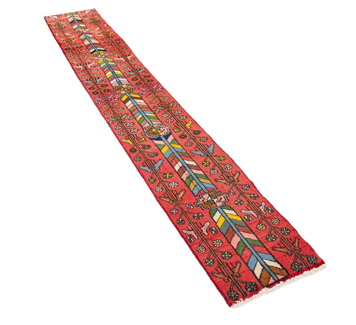 Hand Knotted Ghochan Hamadan Rug - 285 × 40 cm - Image 3