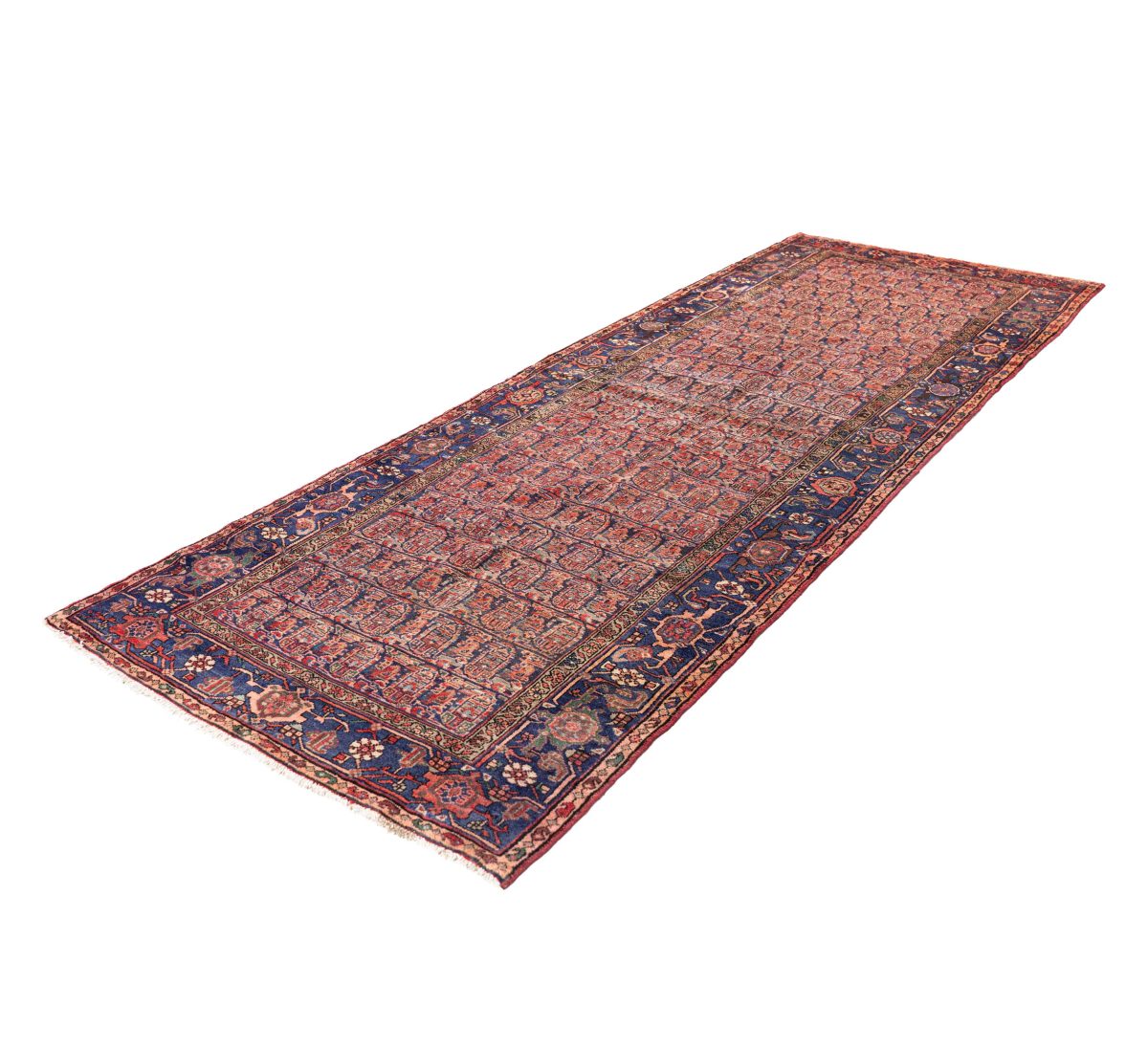 Hand Knotted Zanjan Rug - 373 × 136 cm - Image 5