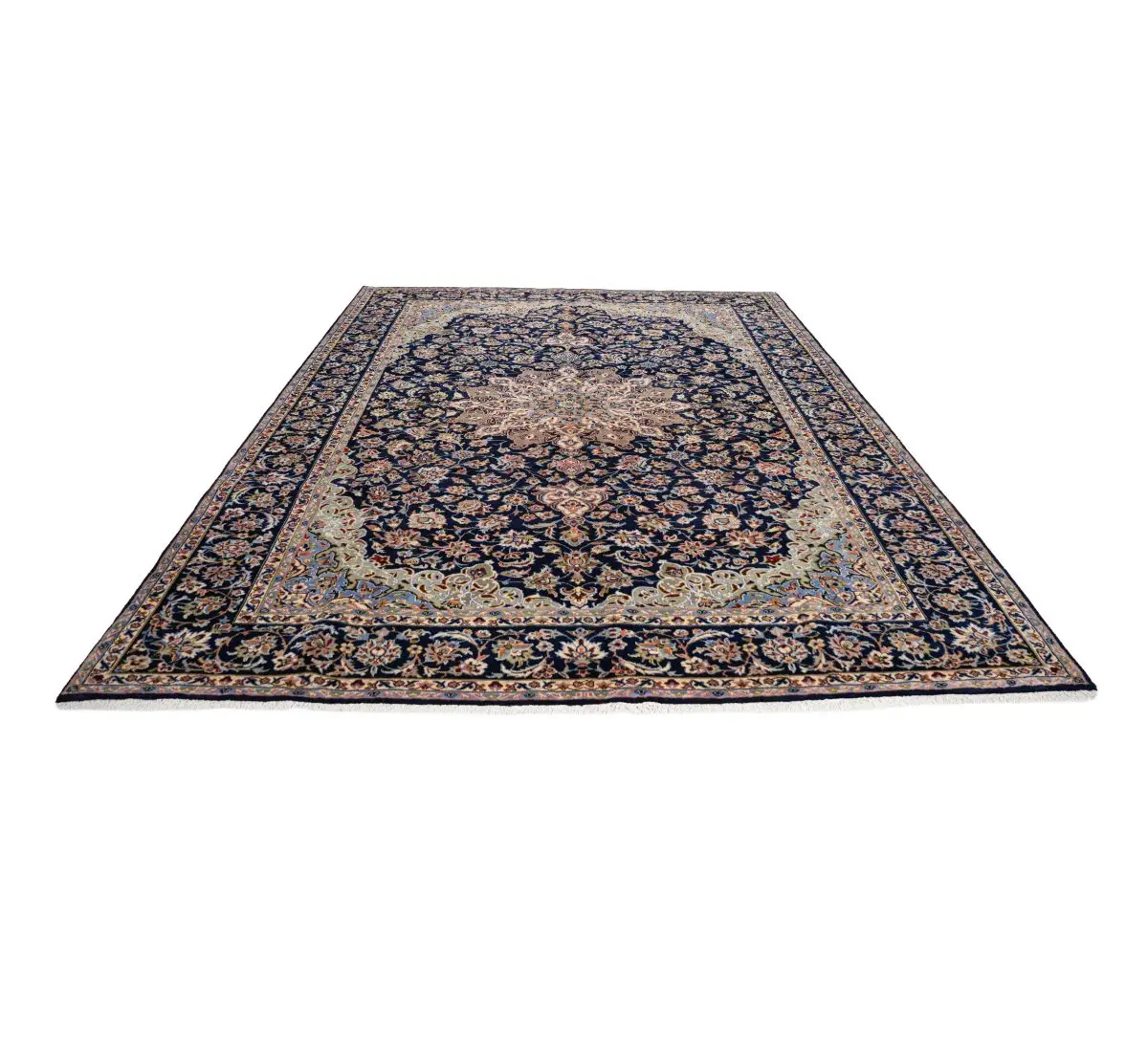 Hand Knotted Kashan Rug - 380 × 275 cm - Image 5