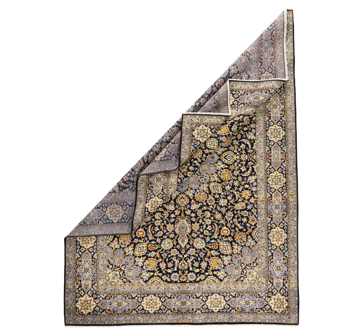 Hand Knotted Kashan Rug - 403 × 299 cm - Image 5