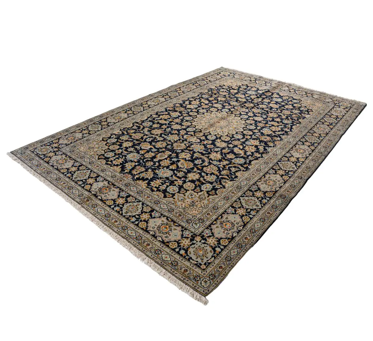 Hand Knotted Kashan Rug - 350 × 240 cm - Image 5
