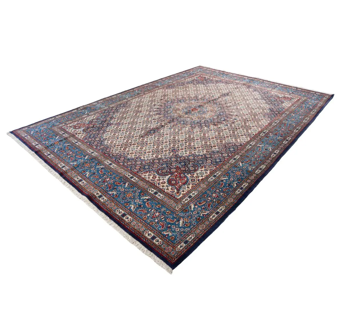 Hand Knotted Mashhad Mood Rug - 375 × 263 cm - Image 4