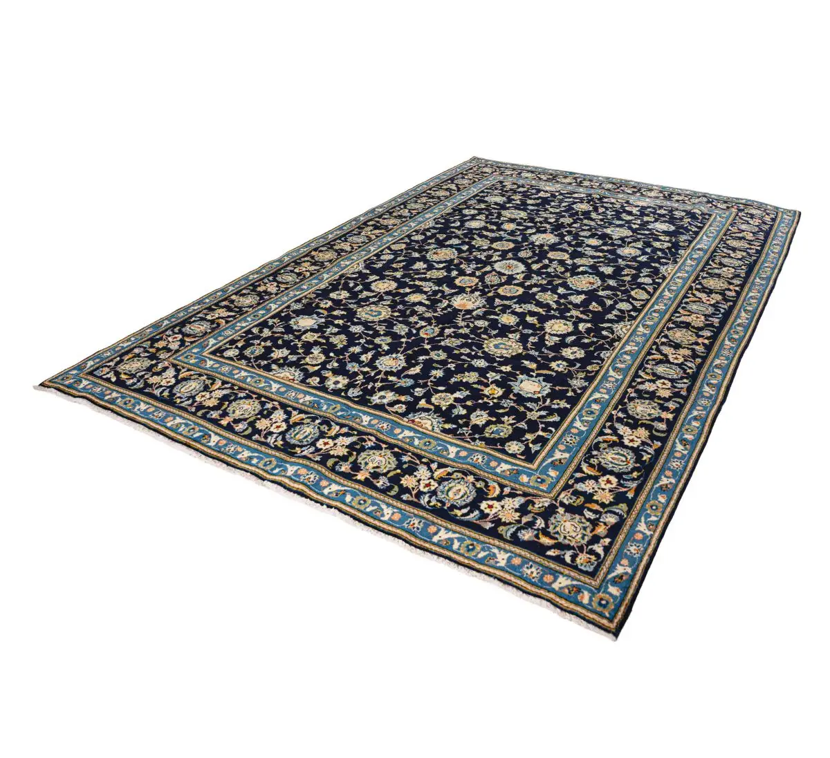 Hand Knotted Kashan Rug - 359 × 243 cm - Image 5