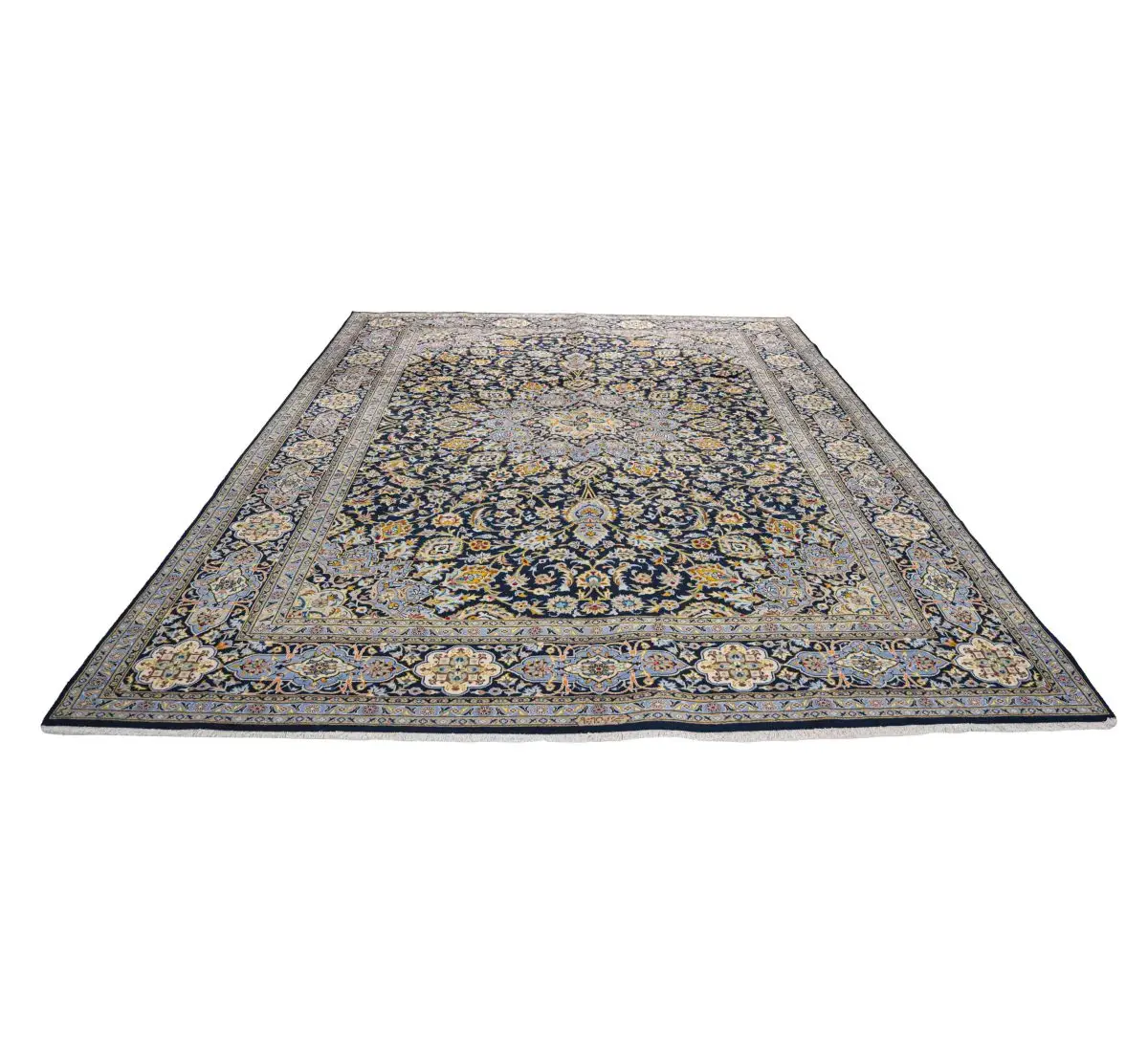 Hand Knotted Kashan Rug - 403 × 299 cm - Image 6