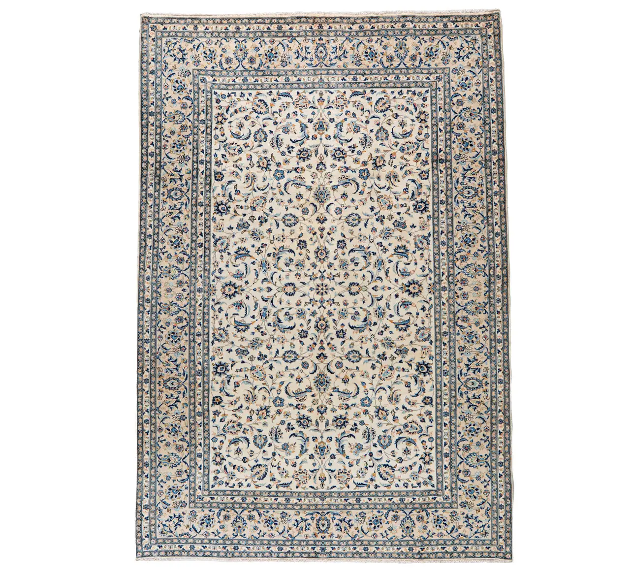 5 Hand Knotted Kashan Rug - 362 × 245 cm
