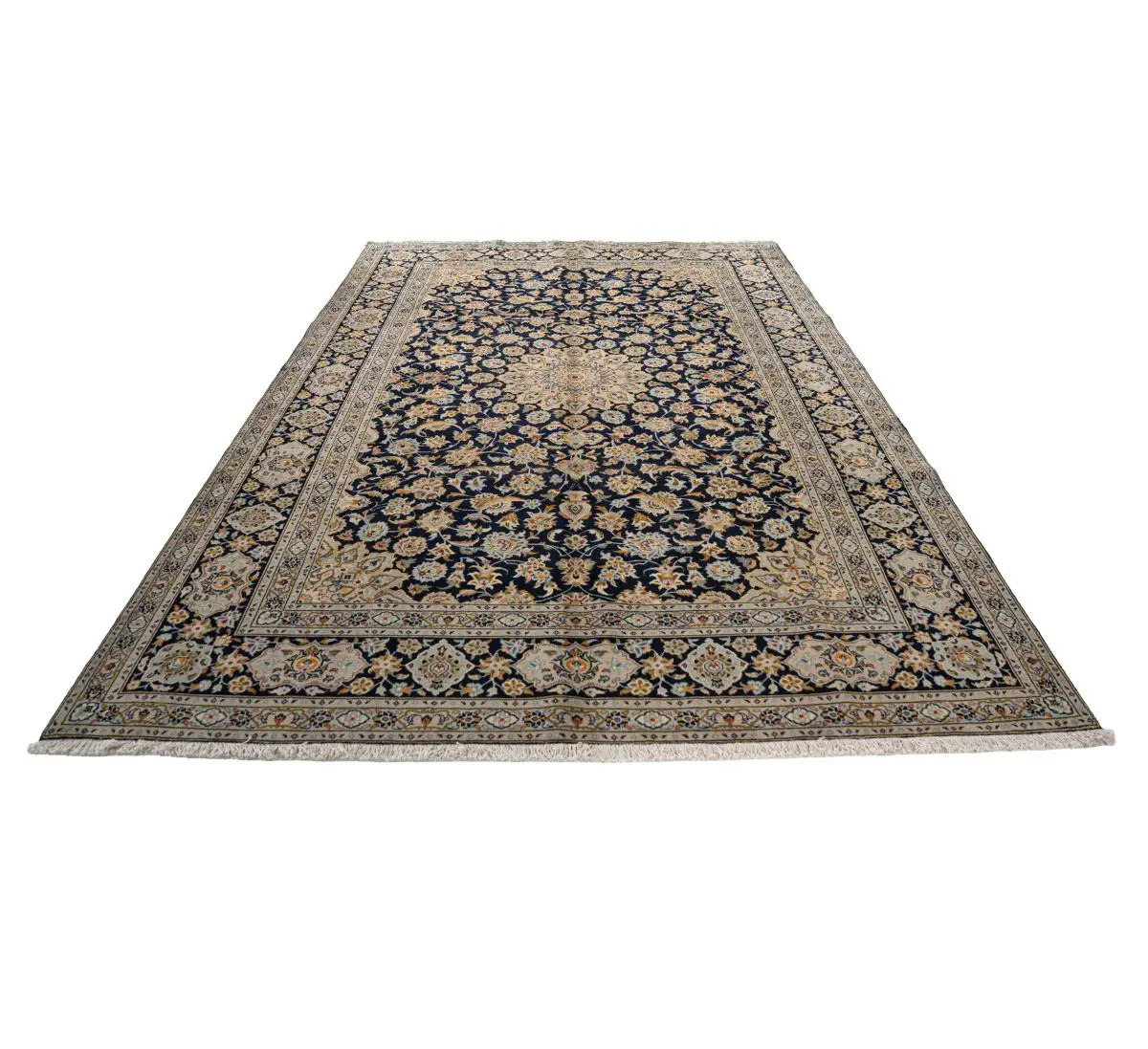 Hand Knotted Kashan Rug - 350 × 240 cm - Image 6
